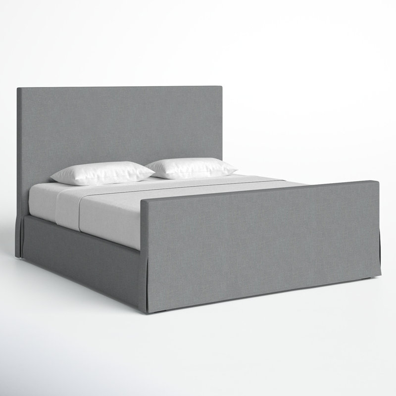 Joss Main Calia King Upholstered Low Profile Storage Platform Bed Wayfair